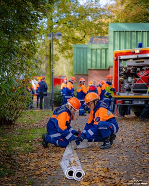 FW Kamen: Stadtübung der Jugenfeuerwehr Kamen