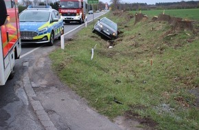 Polizei Coesfeld: POL-COE: Coesfeld, Stevede, L600/Zwei Verletzte nach Unfall