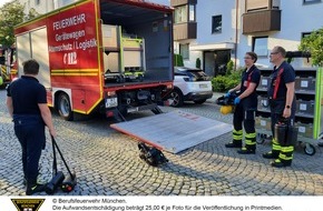 Feuerwehr München: FW-M: Appartement nach Feuer unbewohnbar (Sendling)