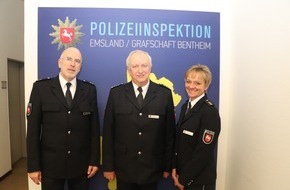 Polizeiinspektion Emsland/Grafschaft Bentheim: POL-EL: Lingen - Herbert Greiten nach fast 44 Dienstjahren in den Ruhestand verabschiedet