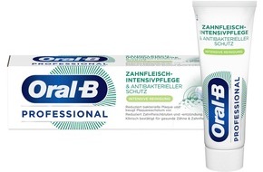 Oral-B: Gesundes Zahnfleisch ist die Basis für gesunde Zähne und eine gute Allgemeingesundheit - Neue Oral-B Zahncreme sorgt für optimalen Schutz