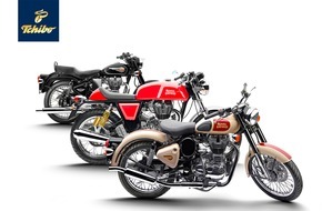 Tchibo GmbH: Die Königin gibt sich die Ehre: Royal Enfield Motorräder jetzt bei Tchibo
