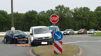 Polizei Coesfeld: POL-COE: Lüdinghausen, B58/ Verletzte bei Unfall