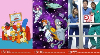 ProSieben: Neuer ProSieben-Vorabend mit ÂSimpsonsÂ, ÂFuturamaÂ und ÂScrubsÂ