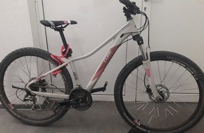 Polizeipräsidium Mittelhessen - Pressestelle Wetterau: POL-WE: Bad Nauheim: Besitzer gesucht! - Wem gehört das Mountainbike?