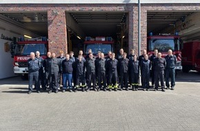 Freiwillige Feuerwehr Hünxe: FW Hünxe: Erfolgreicher Abschluss der Truppmannausbildung