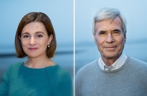 Bertelsmann Stiftung: Reinhard Mohn Prize awarded to Maia Sandu and Michael Otto