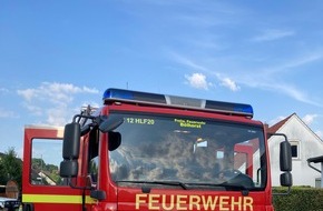 Feuerwehr Minden: FW Minden: Zimmerbrand im Obergeschoss schnell gelöscht