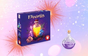 Piatnik: Elixirus: Atmosphärischer Wettstreit um magische Zaubertränke - Taktisches Familienspiel von Piatnik