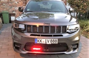 Kreispolizeibehörde Viersen: POL-VIE: Tönisvorst - St. Tönis: Autodiebe stehlen Jeep