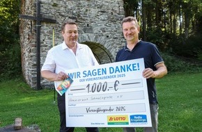 Sächsische Lotto-GmbH: Sachsenlotto-Vereinstausender für das Hammerwerk Schmalzgrube e. V.: Jugendherberge mit Herz