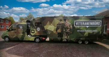 Presse- und Informationszentrum der Streitkräftebasis: Veteranenbüro wird mobil / Stiftung aus Holzminden spendiert Werbe-Truck