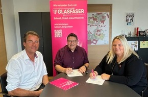 Deutsche Telekom AG: Korrektur: Mehr Tempo, mehr M&ouml;glichkeiten: Glasfaser f&uuml;r Wackersdorf