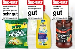 NORMA: ÖKO-TEST zeichnet Erdbeer-Konfitüre, Pistazien und WC-Reiniger von NORMA mit Top-Noten aus / Einmal "sehr gut", zweimal "gut" im September 2025