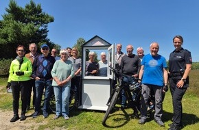 Polizeiinspektion Heidekreis: POL-HK: Sicherheit erfahren - kriminalpolizeiliche Themenradtour (Foto anbei); Diebstahl aus Scheune; Unfall - Zeugen gesucht;