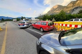 Bundespolizeidirektion München: Bundespolizeidirektion München: Im letzten Moment ausgewichen / Bundespolizist beinahe von Fluchtwagen erfasst