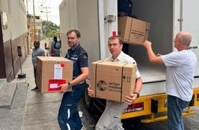 action medeor e.V.: Nach dem Erdbeben: Medizinische Hilfe ist in Venezuela angekommen