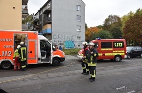 Feuerwehr Dortmund: FW-DO: Mitte-Nord: Holzkohlegrill zum Heizen benutzt - Mieter bricht bewusstlos zusammen