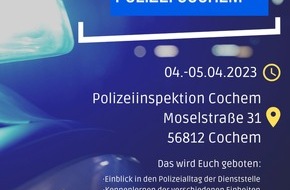 Polizeipräsidium Koblenz: POL-PPKO: "2-Tage-Intensivschnupperpraktikum" Polizei Cochem