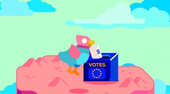 ZDF: funk-Format "Kurzgesagt" fragt in 18 Sprachen: "Wie demokratisch ist die EU?" (FOTO)