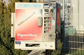 Kreispolizeibehörde Soest: POL-SO: Werl-Budberg - Zigarettenautomaten gesprengt