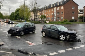 Kreispolizeibehörde Viersen: POL-VIE: Sperrung der Freiheitsstraße nach Verkehrsunfall – zwei verletzt