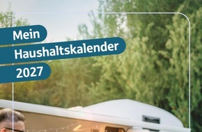 Geld und Haushalt - Beratungsdienst der Sparkassen-Finanzgruppe: Kostenloser Haushaltskalender 2027 erschienen