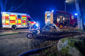 FW-RD: Feuer im Mehrfamilienhaus in Emkendorf
