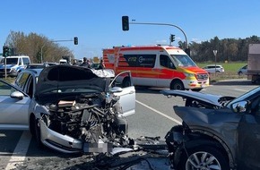 Polizei Coesfeld: POL-COE: D&uuml;lmen, Welte/ Autos kollidiert
