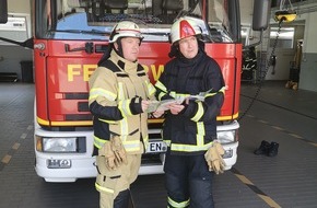 Feuerwehr Ennepetal: FW-EN: Neue Persönliche Schutzausrüstung (PSA) für die Feuerwehr Ennepetal