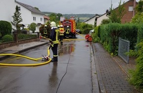 Freiwillige Feuerwehr Lügde: FW Lügde: Kellerbrand beschäftigt Feuerwehr Lügde