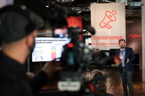 Jeff Jarvis skizziert beim scoopcamp 2020 die Zukunft der Medienbranche: &quot;Build something new!&quot;