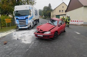 Polizeidirektion Neuwied/Rhein: POL-PDNR: Verkehrsunfall mit schwerverletzter Pkw-Fahrerin