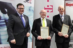 ekey biometric systems GmbH: 3. Platz beim "eAward Österreich" für ekey biometric systems und das Projekt "Pay-At-Match® powered by Telekom" zum Thema: Bezahlen mit Fingerprint (BILD)