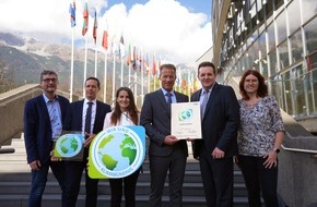 Congress und Messe Innsbruck GmbH: Congress Messe Innsbruck ist Klimabündnis-Betrieb