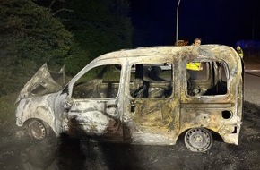 Kreispolizeibehörde Rhein-Kreis Neuss: POL-NE: Auto gerät in Vollbrand