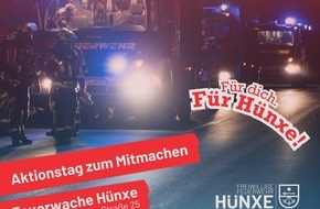 Freiwillige Feuerwehr Hünxe: FW Hünxe: Entdecke das Feuer in dir - Aktionstag der Einheit Hünxe lädt zum Mitmachen ein