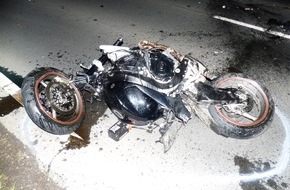 Kreispolizeibehörde Oberbergischer Kreis: POL-GM: 080821-605: Motorradfahrer bei Unfall schwer verletzt