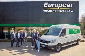 Europcar Mobility Group: Europcar setzt weiter auf MAN und bestellt 350 neue Transporter für maximale Flexibilität