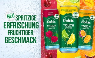 Danone DACH: Volvic präsentiert Touch Spritzig Zero: Die prickelnde Abkühlung für den Sommer