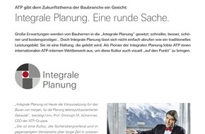 Pressestelle ATP architekten ingenieure: Integrale Planung. Eine runde Sache. - ANHÄNGE