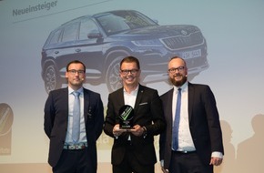 Skoda Auto Deutschland GmbH: 'Autoflotte' zeichnet SKODA und die Modelle SUPERB und KODIAQ als 'TopPerformer 2017' aus (FOTO)