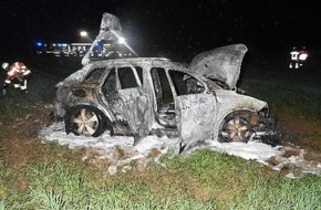 Polizeiinspektion Nienburg / Schaumburg: POL-NI: Pkw brennt auf Acker in Balge vollständig aus Polizeiinspektion Nienburg/Schaumburg ermittelt wegen Brandstiftung