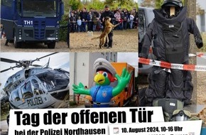 Landespolizeiinspektion Nordhausen: LPI-NDH: Tag der offenen Tür der Landespolizeiinspektion Nordhausen