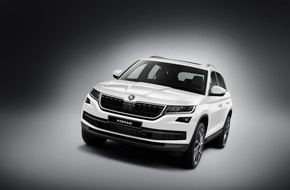 Skoda Auto Deutschland GmbH: SKODA KODIAQ feiert Messepremiere auf Pariser Autosalon 2016 (FOTO)