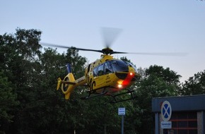 Feuerwehr Iserlohn: FW-MK: Rettungshubschrauber-Einsatz und Rauchentwicklung aus Keller