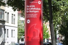 Vodafone GmbH: „Mobilfunk-Säulen“ verbessern das Netz in Baden-Württemberg Alte Litfaßsäulen bringen jetzt schnelles Internet für Handys