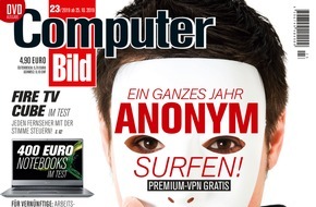 COMPUTER BILD: Der große VPN-Report: So surfen Sie anonym und sicher durchs Netz!