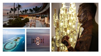 The Ritz-Carlton Maldives, Fari Islands: Liu Bolin und Maison Ruinart zu Gast im The Ritz-Carlton Maldives Fari Islands