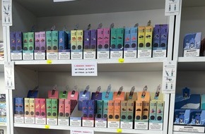 Hauptzollamt Heilbronn: HZA-HN: Vapes und Liquids sichergestellt